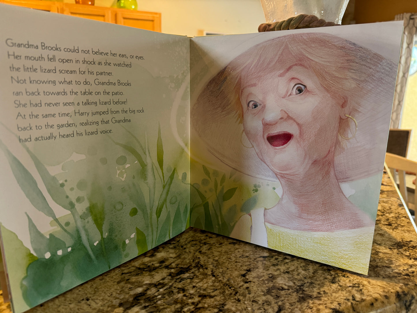 Hard Cover Childrens Book 'Grandma Brooks meet Harry and Sally, "Sharing is Caring"'