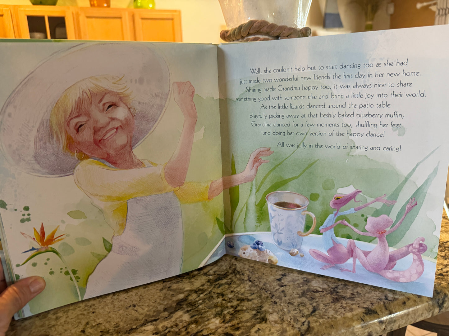 Hard Cover Childrens Book 'Grandma Brooks meet Harry and Sally, "Sharing is Caring"'