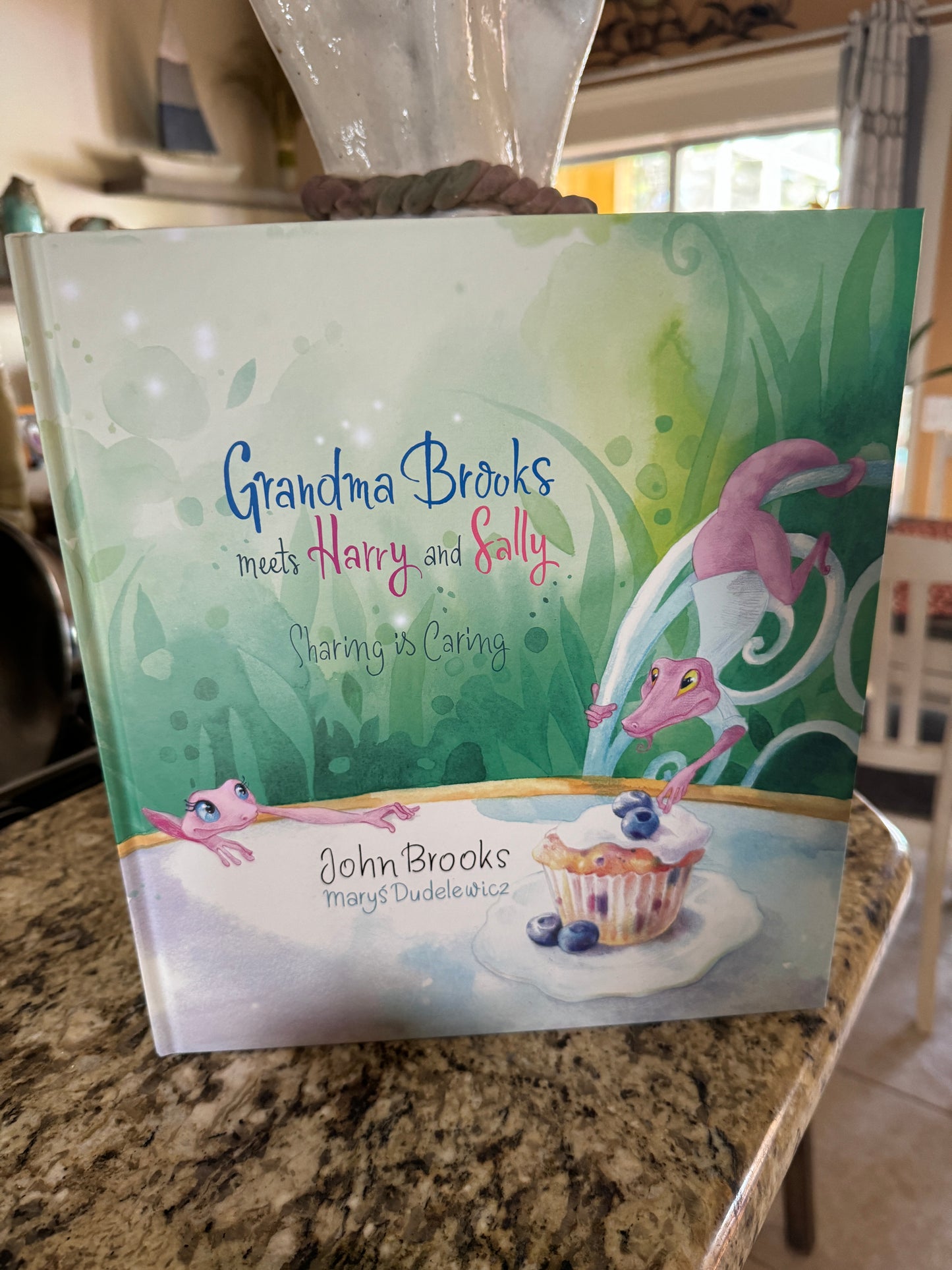 Hard Cover Childrens Book 'Grandma Brooks meet Harry and Sally, "Sharing is Caring"'